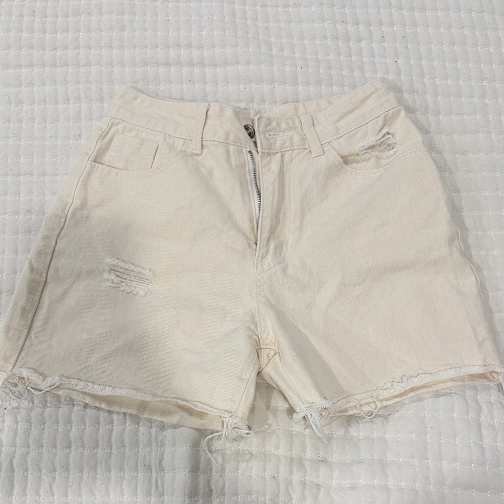 High Waisted Denim Shorts